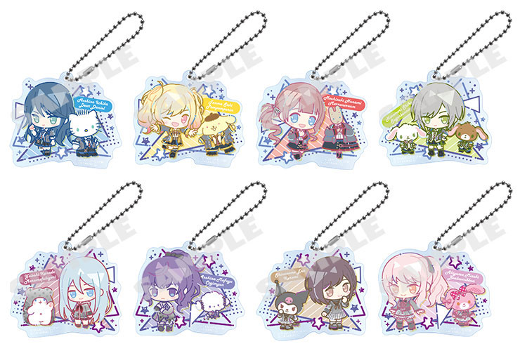 <strong class="em ">プロジェクトセカイ カラフルステージ！ feat. 初音ミク×サンリオキャラクターズ ミニキャラアクリルキーホルダーコレクション A（全8種）</strong><br>サイズ：約W65×H65mm以内<br>価格：1種880円/BOX7,040円（税込）