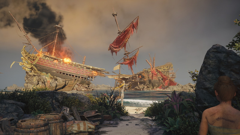 フォトモードで撮影した風景