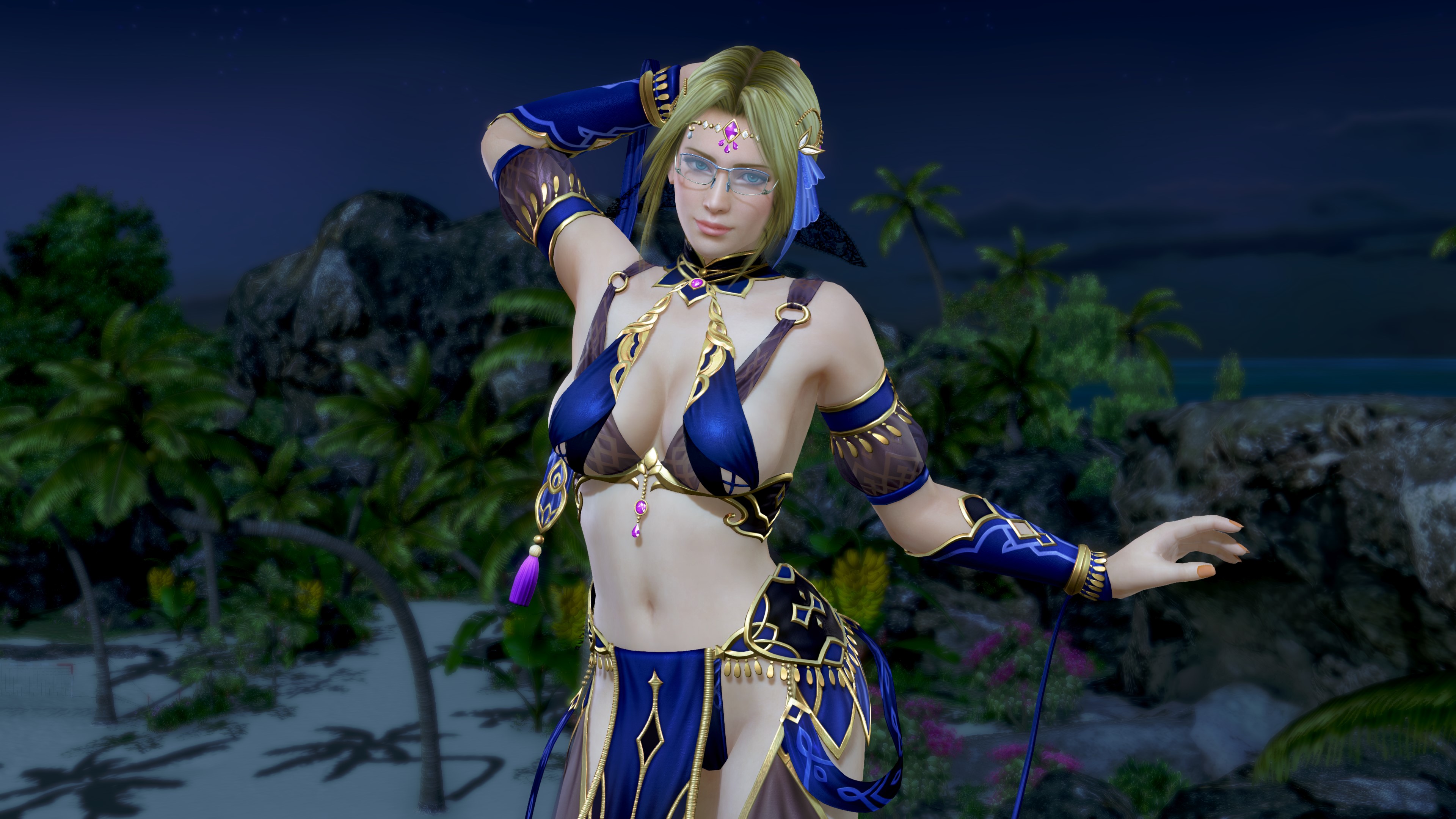 エレナのための特別な誕生日衣装。ファンタジー風のデザインだ