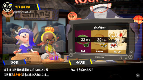 スプラ3」、スイーツフェスは「ホイップ」勢が勝利！ ゲーム内にて最終