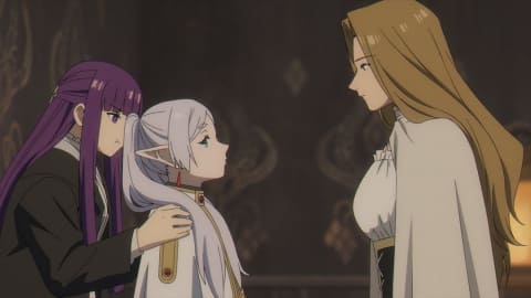 アニメ「葬送のフリーレン」第24話「完璧な複製体」の先行場面カットと