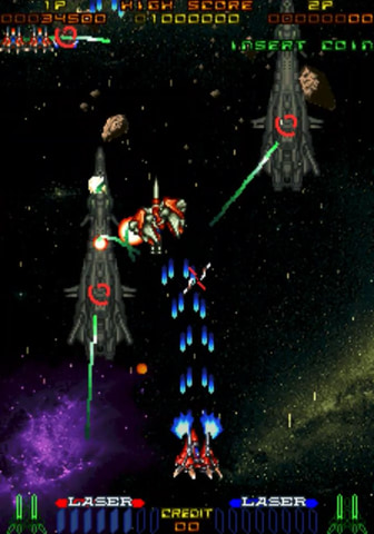 アーケード版「レイフォース」30周年！ 美しい演出の数々と高度な戦略