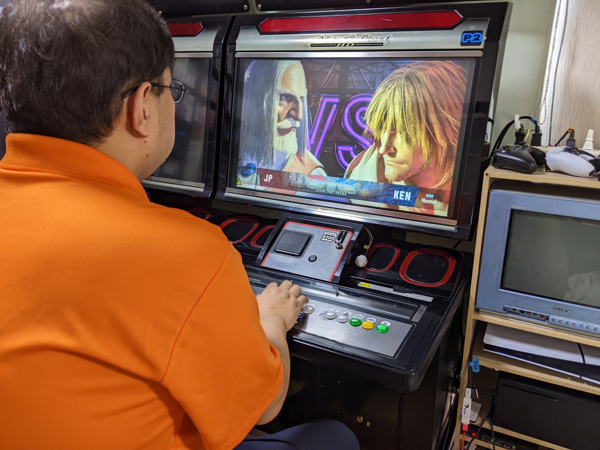 PS5でスト6をプレイ。