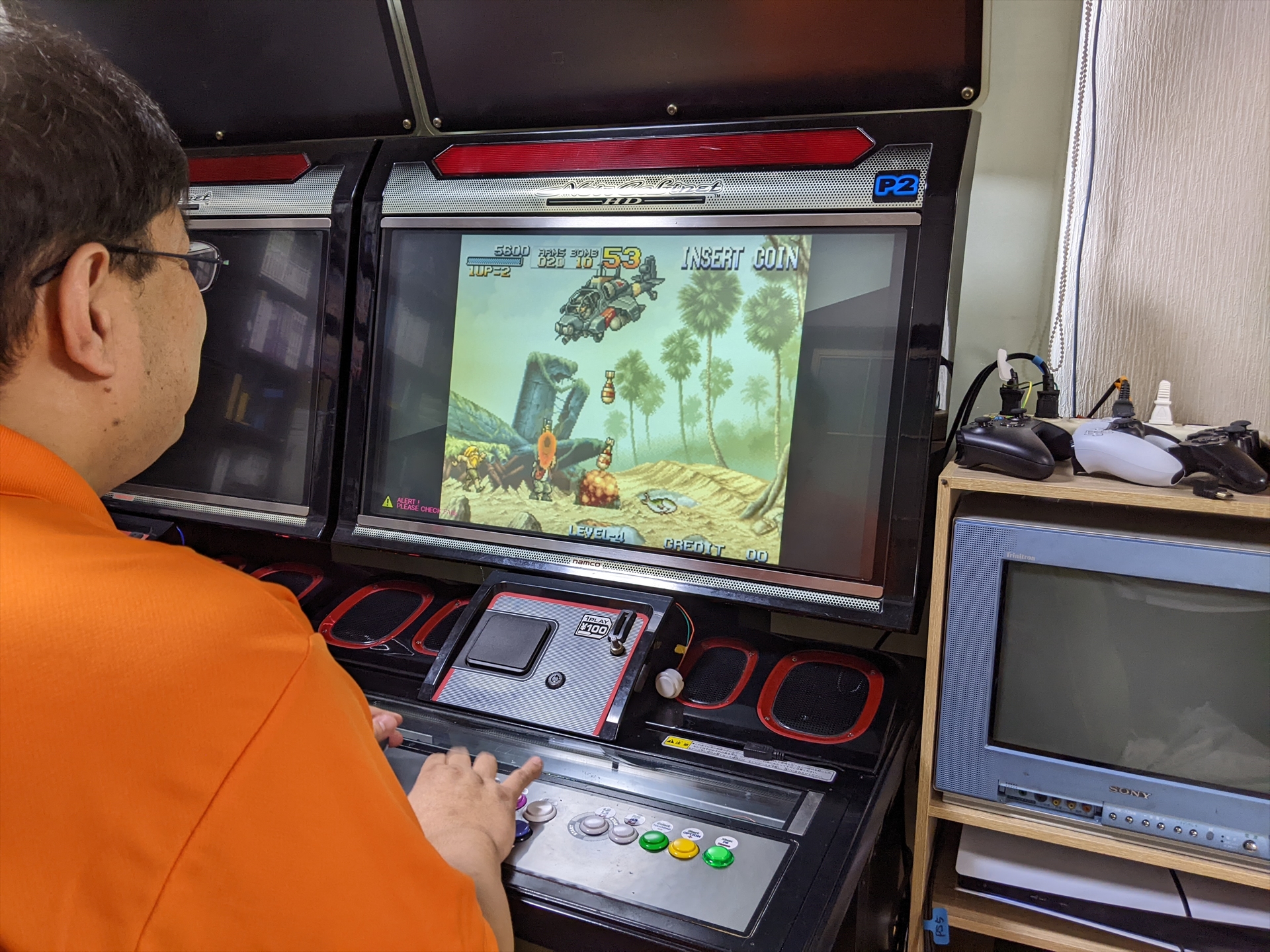 メタスラの筐体プレイは最高過ぎた。