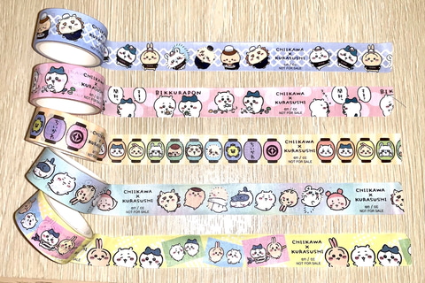 くら寿司、「ちいかわ」コラボグッズ先行公開！ 景品を撮り下ろし