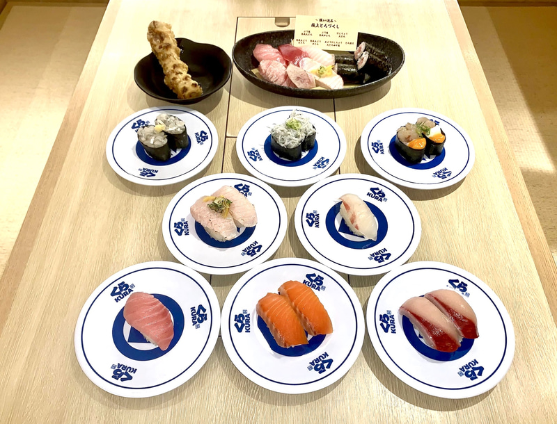 「大とろと愛媛県フェア」では「フルーティーフィッシュ」ネタをはじめとする様々な期間・数量限定メニューを楽しめる