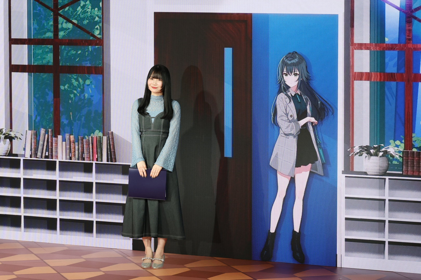 月村手毬役の小鹿なおさん。感情をメチャクチャ込めて一生懸命歌うキャラなので、レコーディングの時は倒れるんじゃないかと思うくらい全力で歌っていたとコメント