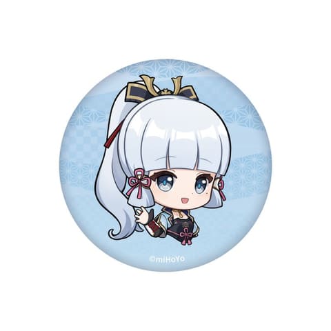 原神　スシロー　珊瑚宮心海　miHoYo 缶バッジ　デフォルメ　コラボ スシロー×原神 スタンプイラスト缶バッジ 珊瑚宮心海 3つ 台紙
