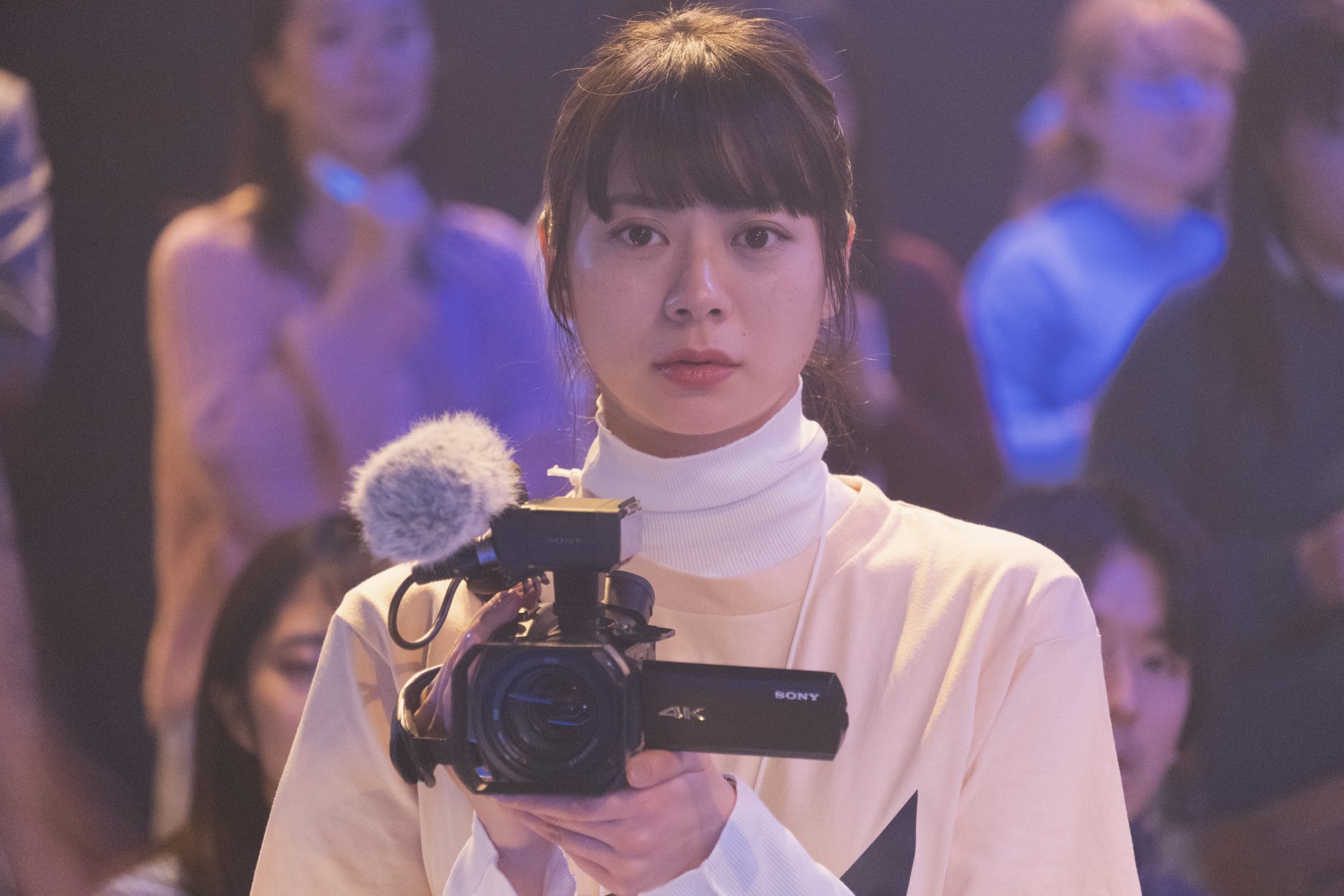 登場回数は限られているが、主人公の3人以外で、ひときわ大きな存在感を見せる山下リオさん（三上桃子役）。主人公格として起用するアイデアもあったようだ