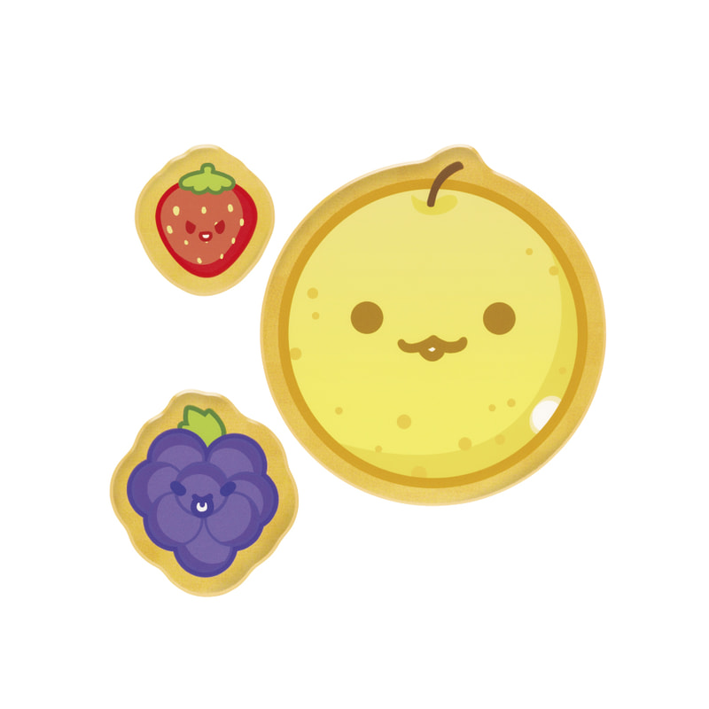 いちごとぶどうとなし