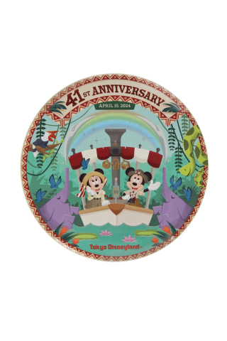 ディズニー 41周年 ぬいぐるみバッジ テーマはジャングルクルーズ！東京ディズニーランド開園41周年記念グッズ -