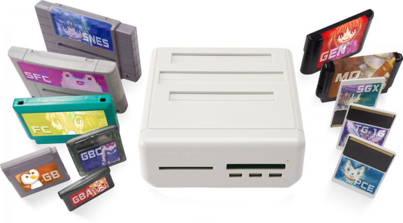 11機種のゲーム機用カートリッジに対応