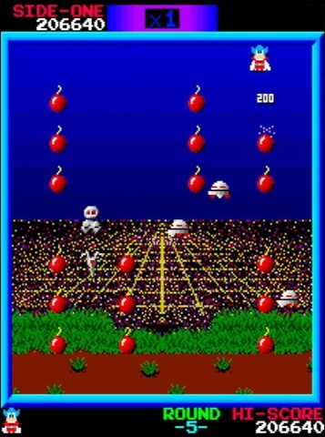 アーケードゲーム「ボンジャック」40周年！ 空中を自由自在に飛び回