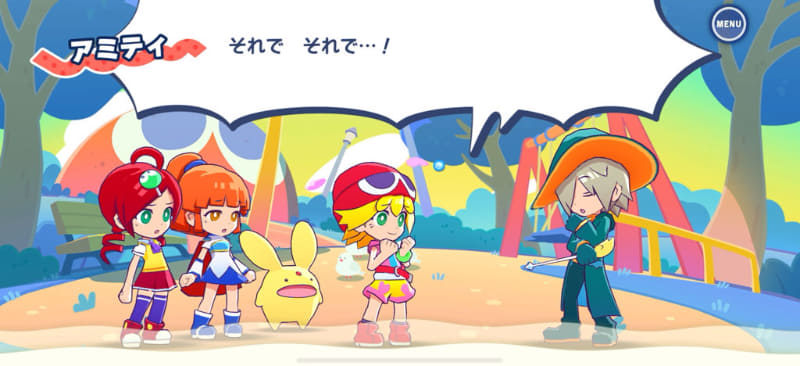 ストーリーやパズルでヌルヌル動くキャラクターの愛らしさをスマートフォンで楽しめる