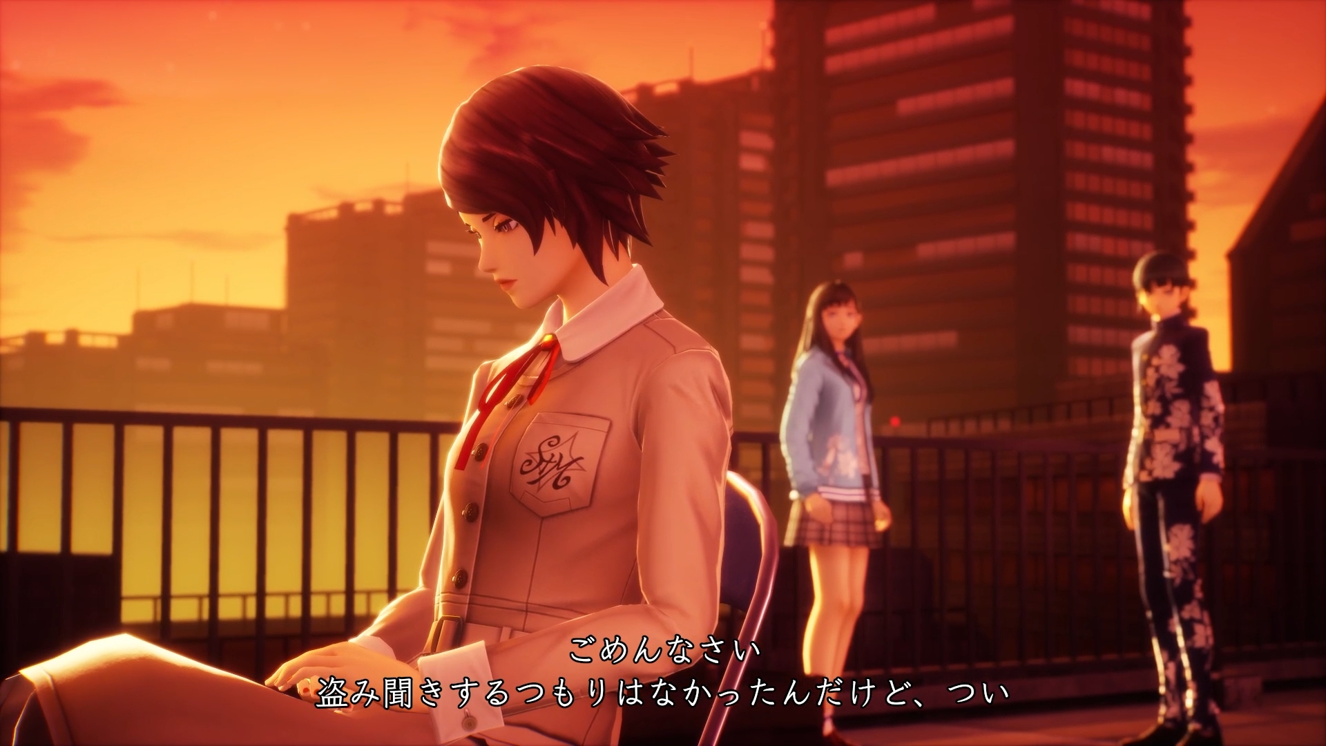 一番大きな変化を感じたのが「樹島サホリ」周りのイベントだ。新シナリオでは主人公と「タオ」が屋上で話すシーンに「ヨーコ」も登場し、彼女らしい厳しい考えを伝える事で「タオ」の考えにも変化が起こる