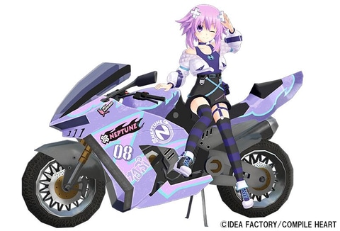 ネプテューヌ」シリーズのバイクアクション「爆走次元ネプテューヌ VS