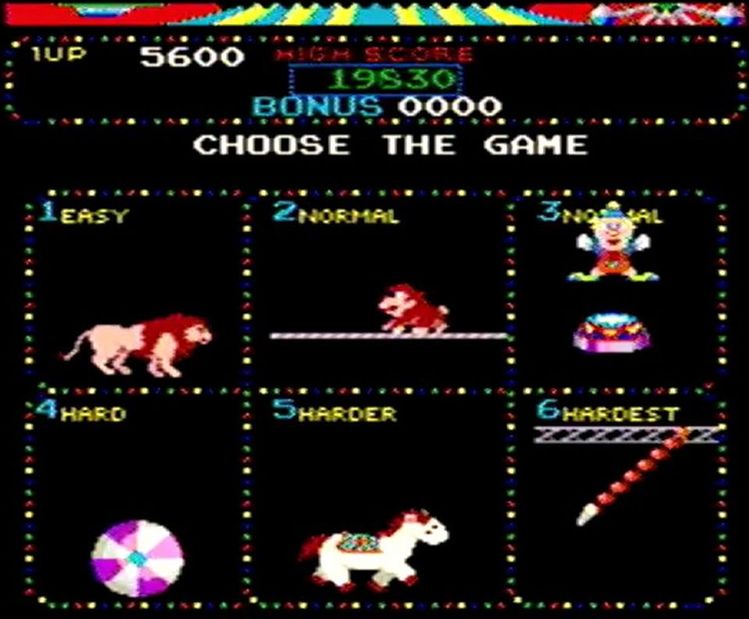 ゲームスタート時に、プレイヤーが自由に種目を選べる（※選べないバージョンも存在する）