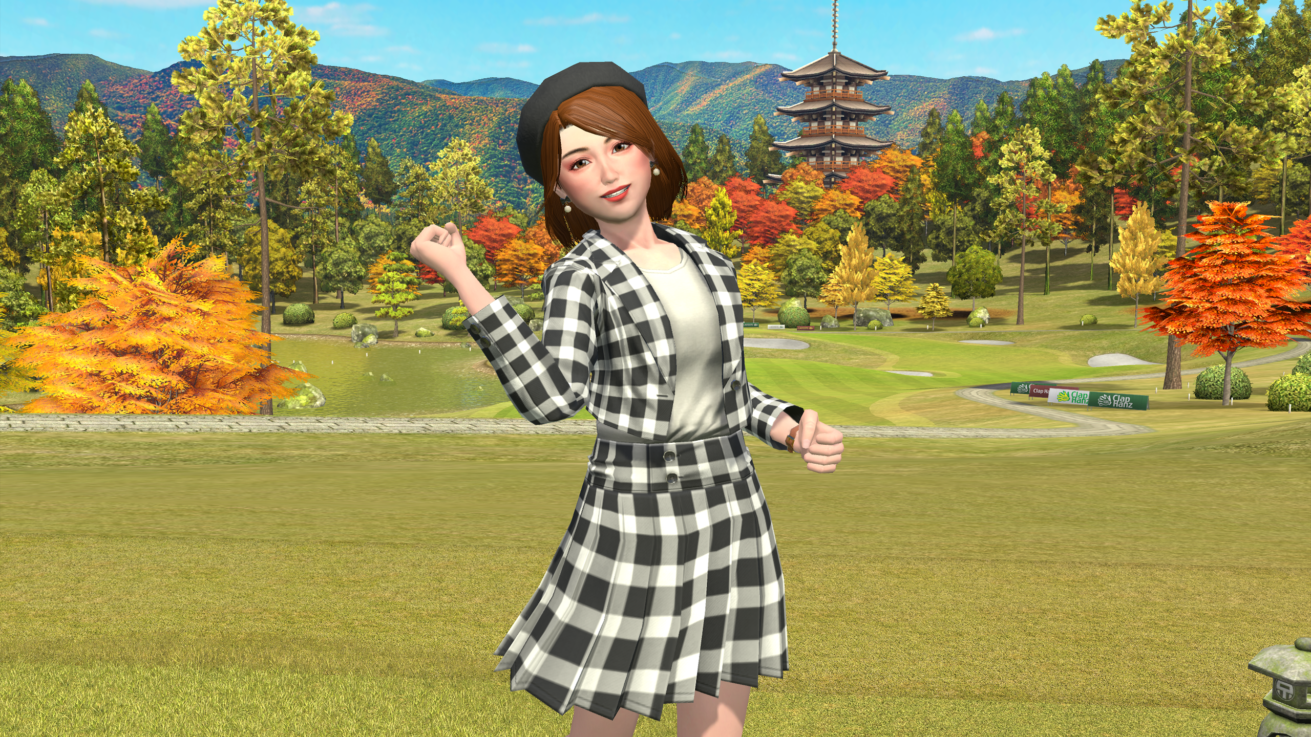 キャディは4人の中から選択してコースを一緒に回れる。何度も一緒にまわることで、ボイスパターンが増えたり、ユニークなコスチュームが追加されるなどの要素も用意される