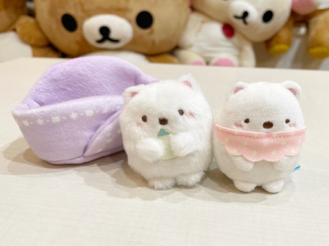 すみっコぐらし・リラックマぬいぐるみセット 撮り下ろし】涼しいブルー基調の「すみっコぐらし