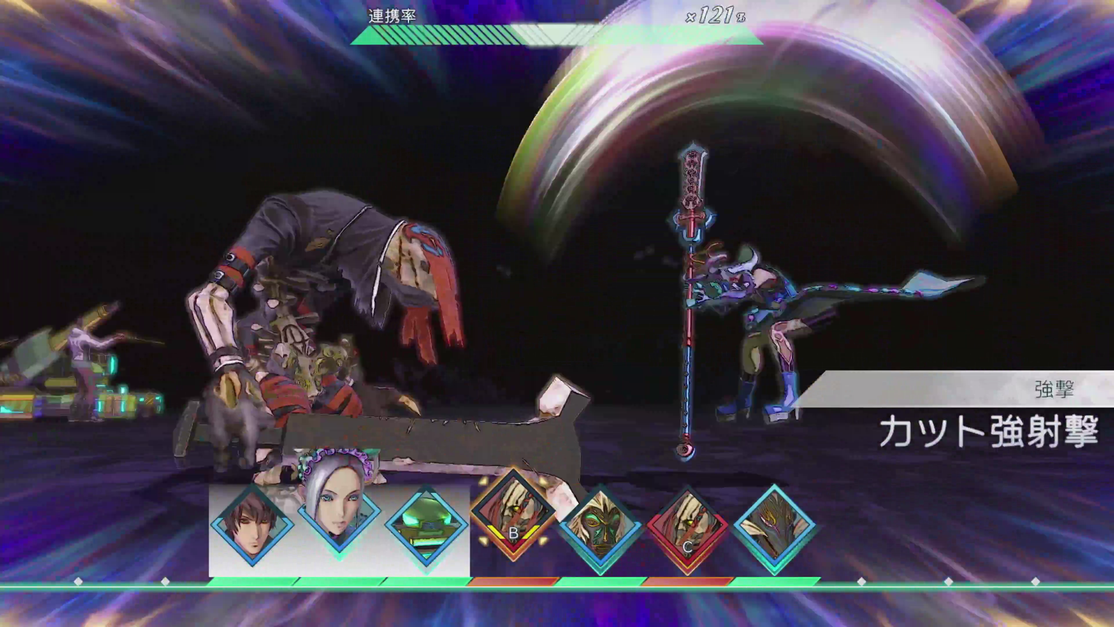 連携技が決まると爽快