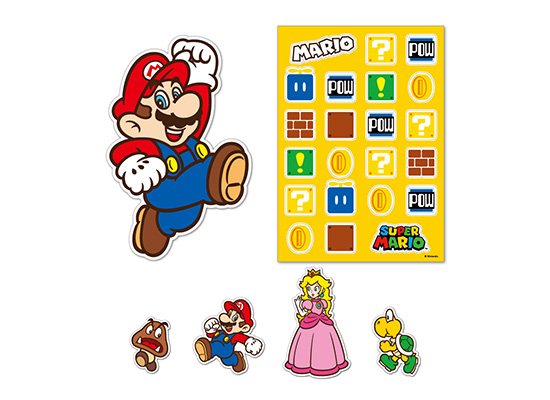 デコレーションステッカー（マリオ、990円）