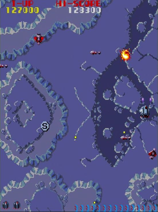 次から次へと、ひっきりなしに敵キャラが出現する。時折出現する大型の敵の不気味さと威圧感も特筆に値する