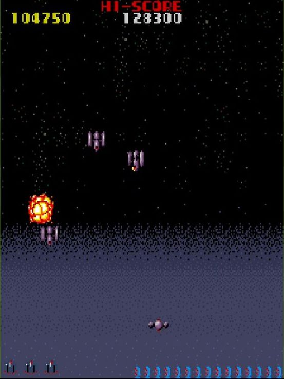 次から次へと、ひっきりなしに敵キャラが出現する。時折出現する大型の敵の不気味さと威圧感も特筆に値する