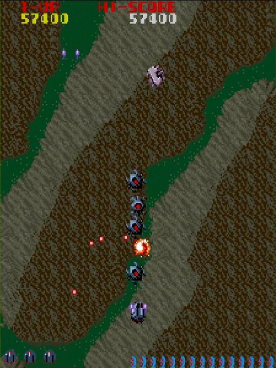 敵編隊の全滅ボーナスは、最高5,000点までアップする