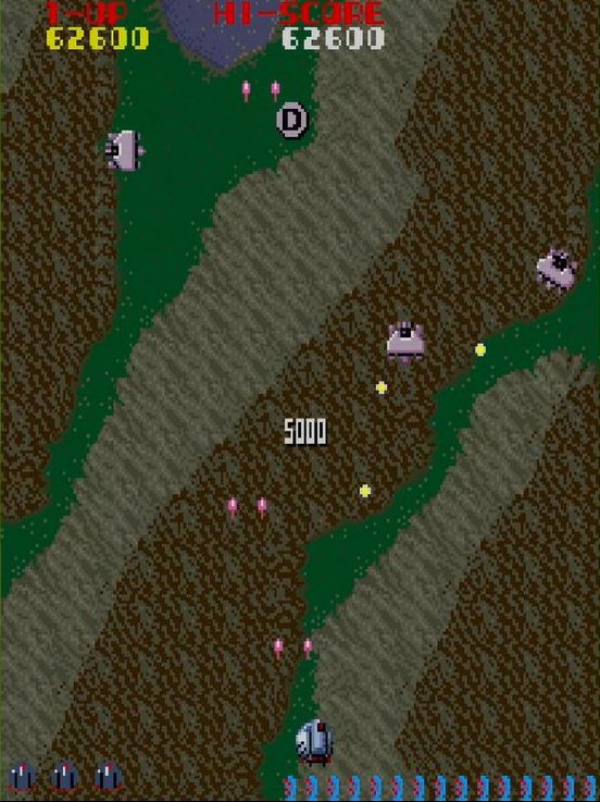 敵編隊の全滅ボーナスは、最高5,000点までアップする