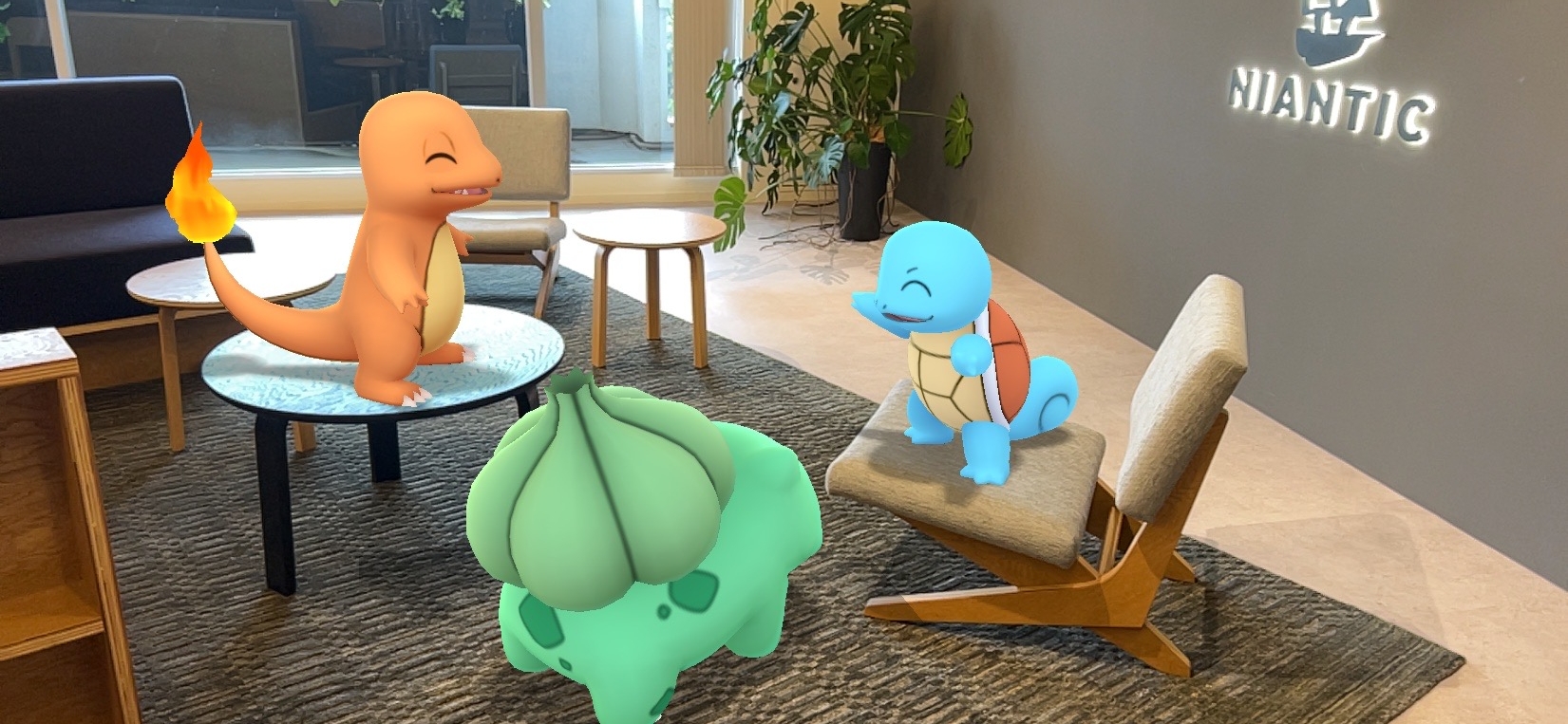 おもちゃでポケモンたちの向きを変えて様々なシチュエーションを作れる