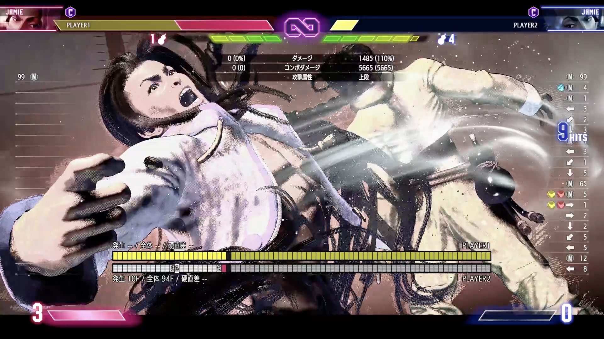 Year 1でのダメージ