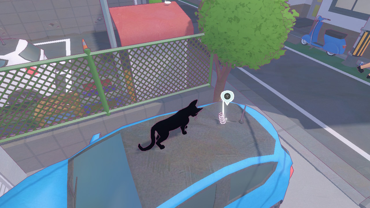 車の上にある「キラリ」