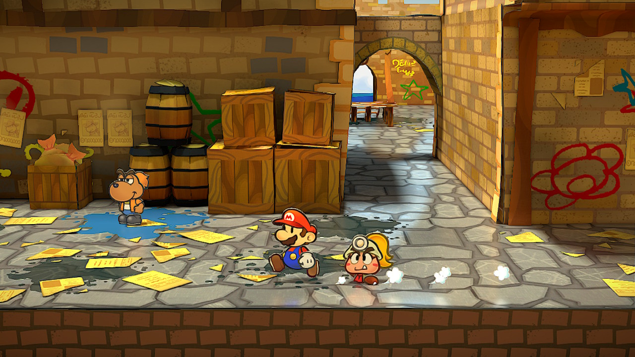 物語の拠点となるゴロツキタウンはまさに名前の通り、荒れ放題。抗争も起こる