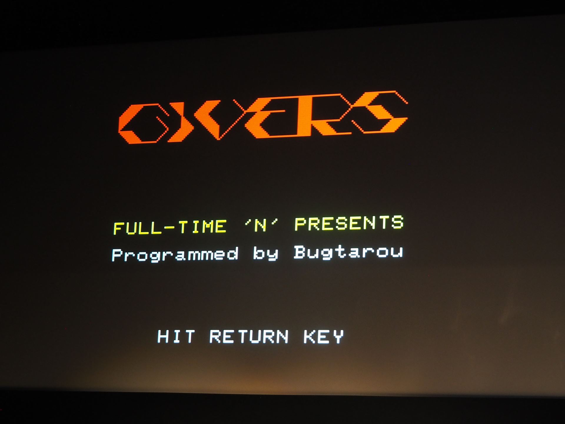 「GIVERS」のタイトル画面