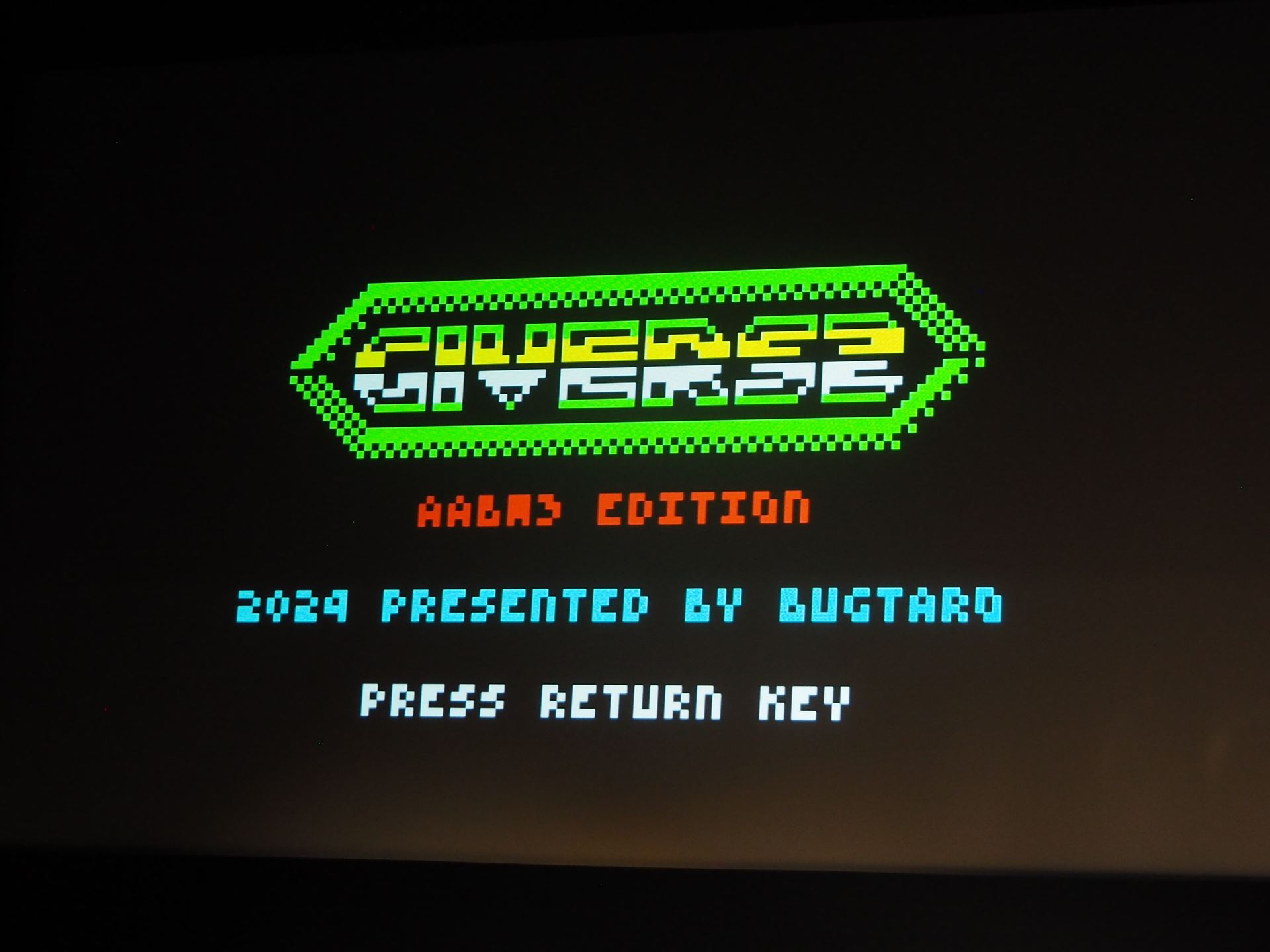 谷裕紀彦氏が現在制作中の「GIVERS2」のタイトル画面