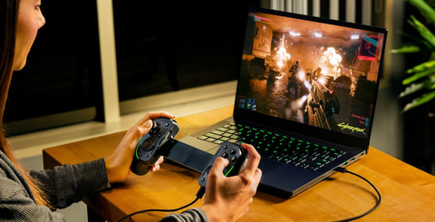 Razer、Sensa HD Haptics搭載モバイル向けコントローラー「Razer Kishi