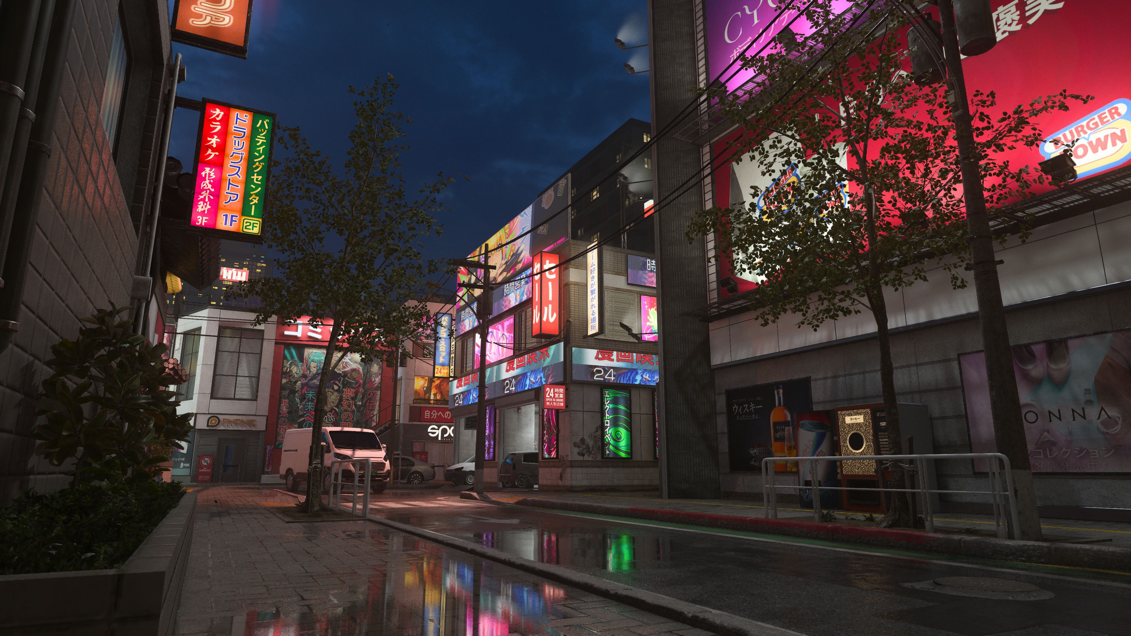 東京をテーマにしたネオンや電気が光り輝く街が「Tokyo」だ