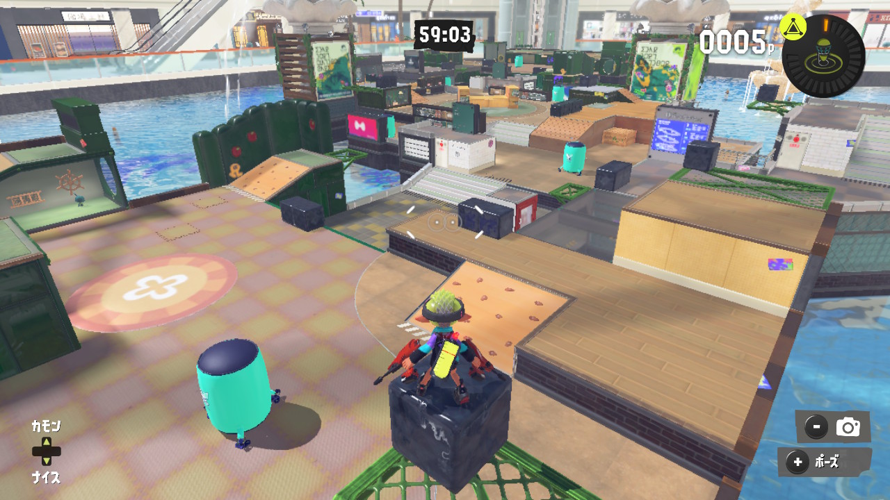 奥まで続くような広いマップが特徴