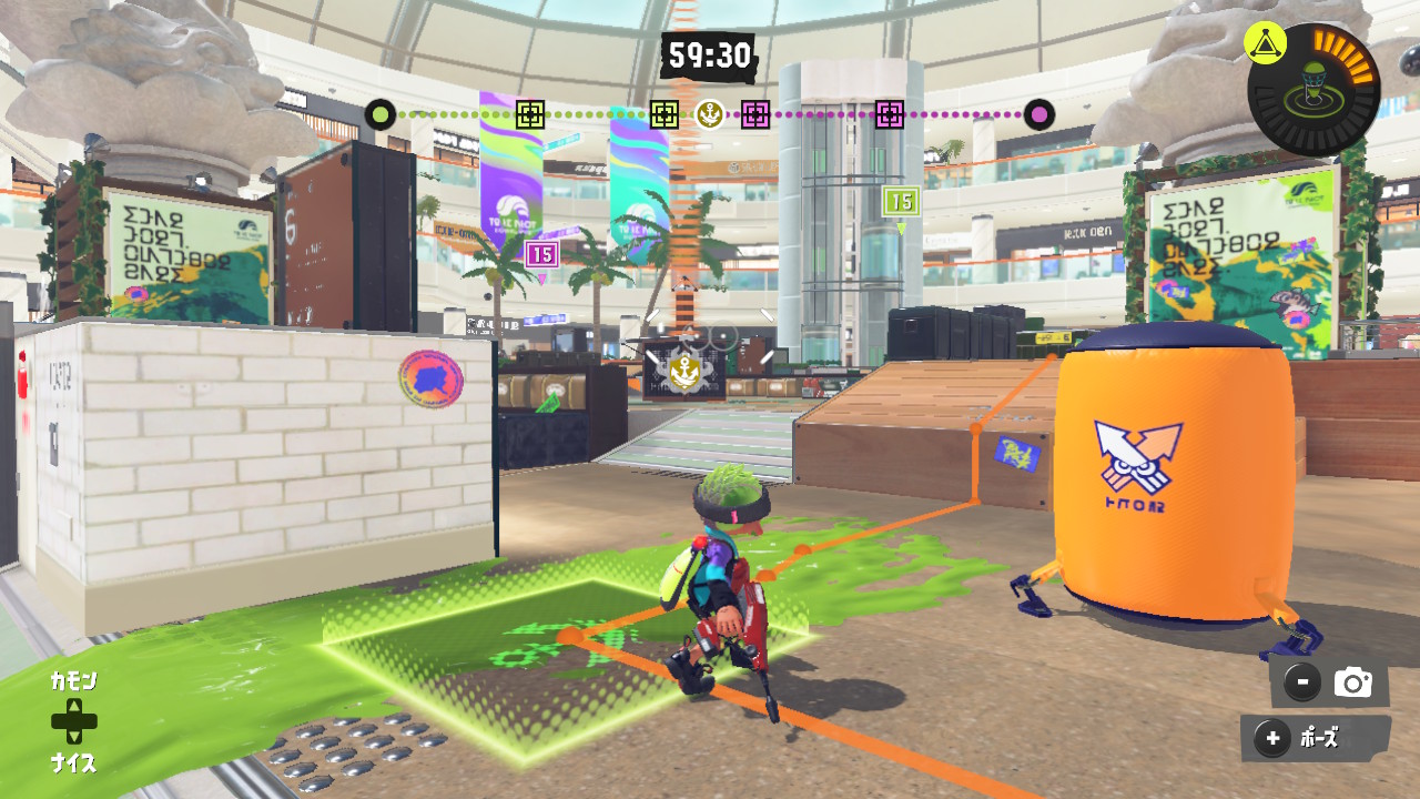 ヤグラのコース