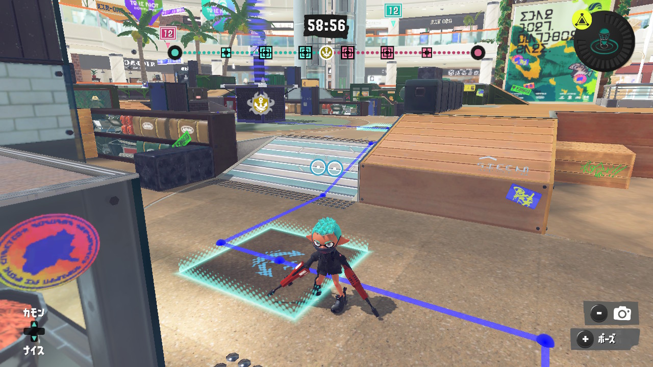 ヤグラのコースも若干変更されており、高台から乗り込みやすくなっている