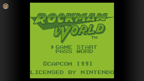 ロックマンワールド」全5タイトルが「ゲームボーイ Nintendo Switch