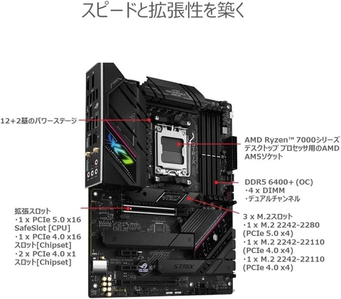 AmazonにてASUSのゲーミングマザーボード「ROG STRIX B650E-F GAMING
