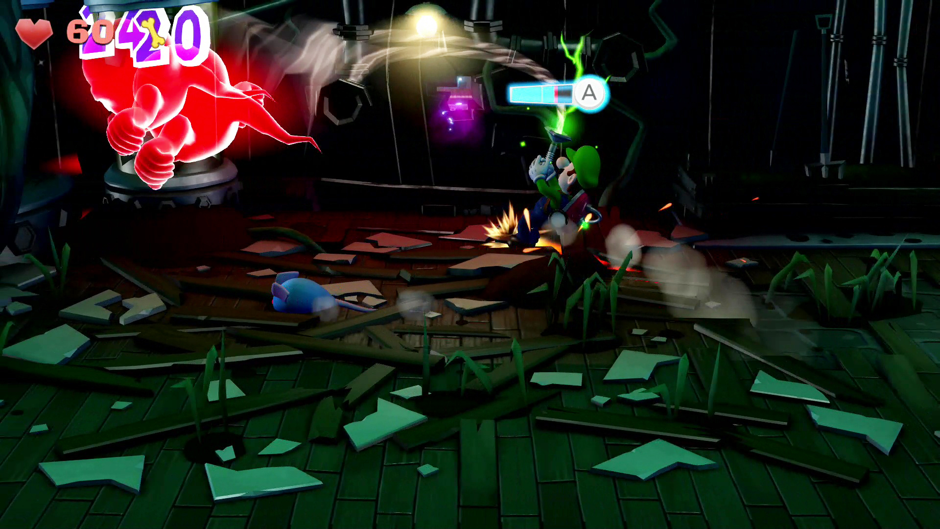 ゲージが溜まったらAまたはRボタンで「Aプル」が使える。これで大きく体力を削れる