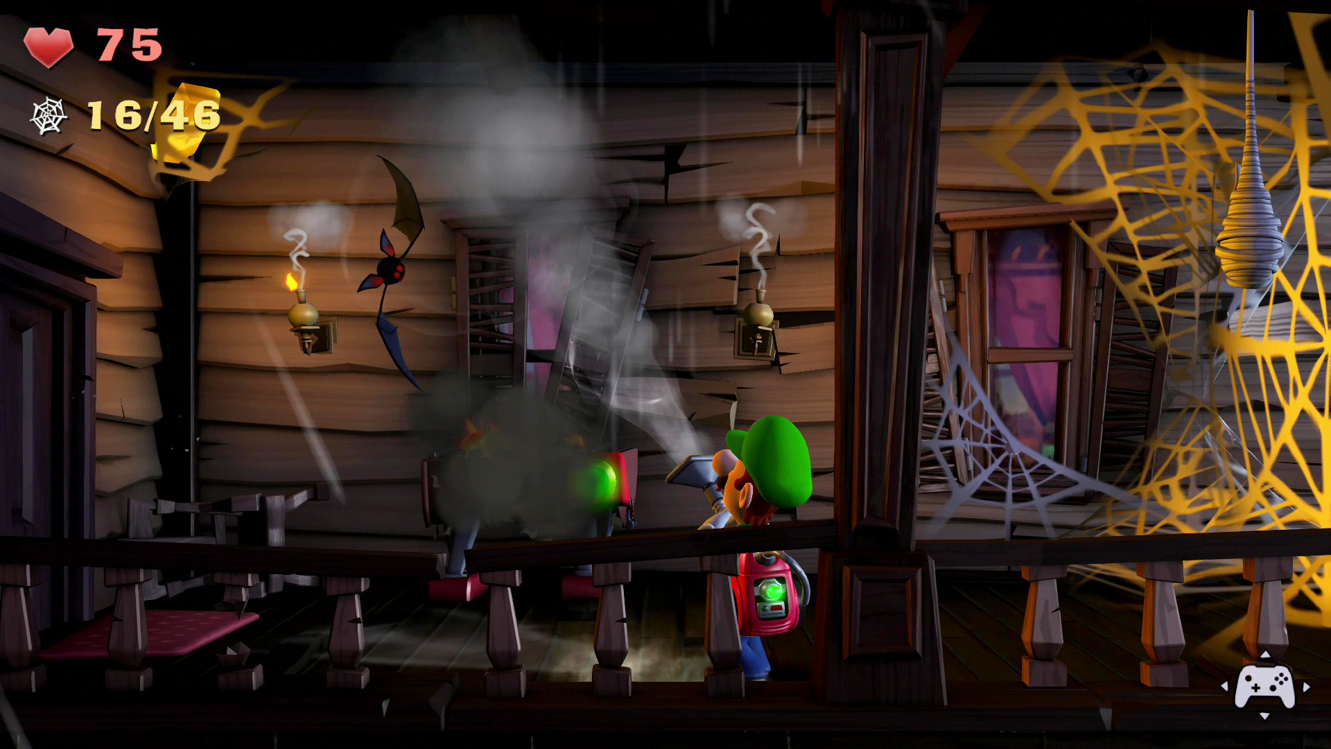 上下に向けるときはジャイロ操作がやりやすかった