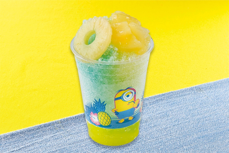 デリシャル・ミー！ ザ・クッキー・キッチン：ミニオン・シェイブアイス ～パイン～ 900円