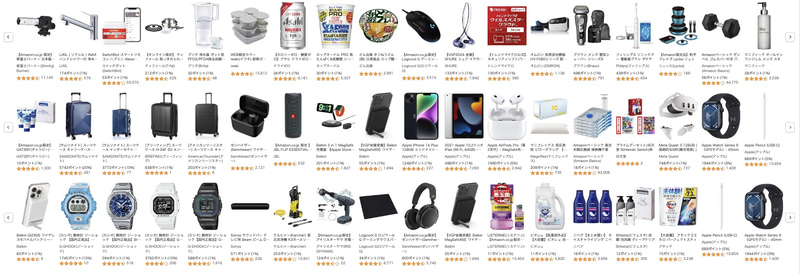 セール対象品がズラり。セール品事前公開ページと合わせてこちらも忘れずにチェックしておきたい