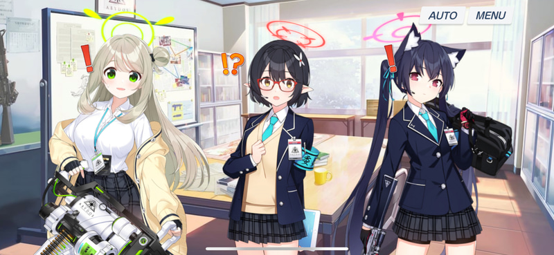 左から、ノノミ、アヤネ、セリカ