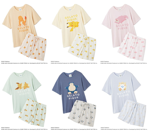 【 gelato pique 】ポケモンスリープ
プリンロンパース 第2弾決定！『ジェラート ピケ』と『Pokémon Sleep（ポケモン