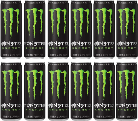 Amazonにて「モンスターエナジー」355ml×12缶セットが8月7日23時