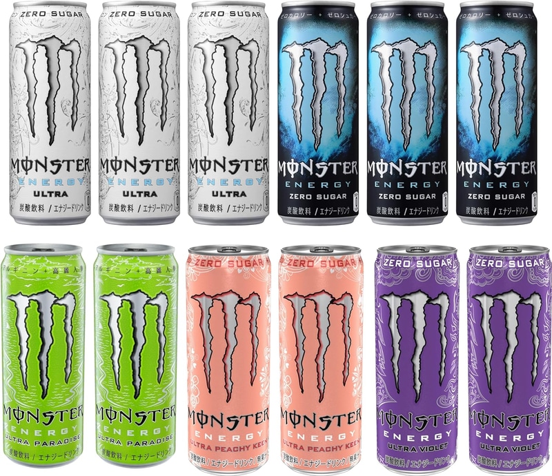 モンスター ゼロカロリー アソートセット 12本